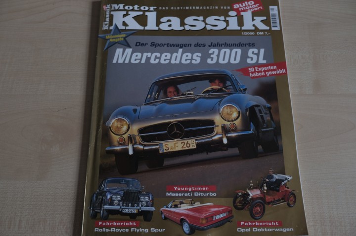 Deckblatt Motor Klassik (01/2000)
